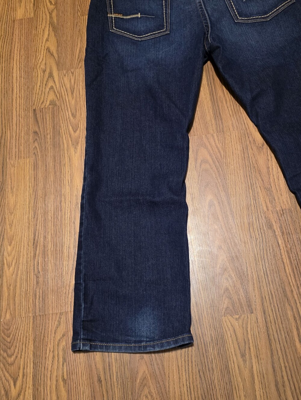Ariat Men's M4 Dark Blue Straight Leg Jeans - Picture 11 of 12